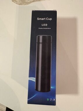 Smart Cup LED Temperature Display - Black
